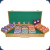 Paulson Tophat & Cane - Set 500 chips (wooden case)