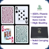 Copag Poker Size - 2 Decks Grn/Burgund (Jumbo Index)
