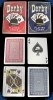 Derby Poker Size Karten - Single Deck Rot (Regular Index)