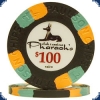 Paulson Pharaoh's Club Denom - $100 Chip