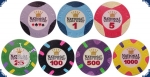 National Poker Series - sample set (7 chips)