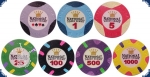 National Poker Series - Sample Set (7 Chips)