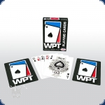 WPT Poker Size Cards - Black Back (Regular Index)