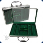 Aluminium Case (for 200 Chips) - alu/green