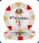 New Pharaoh's Club Denom (Big Inlay) - $1 Chip