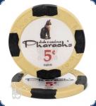 New Pharaoh's Club Denom (Big Inlay) - 5ct Chip