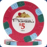 Paulson Pharaoh's Club Denom - $5 Chip