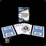 WPT Poker Size Cards - Blue Diamond Back (Regular Index)