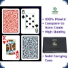 Copag Poker Size - 2 Decks Blue/Red (Jumbo Index)