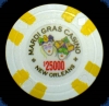 Mardi Gras Casino Denom - $25000 Chip