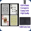 KEM Arrow Poker Size Schwarz/Gold - 2 Deck Set (Jumbo Index)