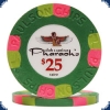 Paulson Pharaoh's Club Denom - $25 Chip