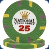 National Poker Series 25 Chip